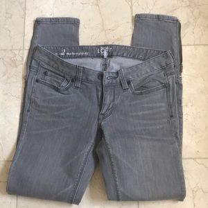Ann Taylor Loft Grey Denim skinny jeans